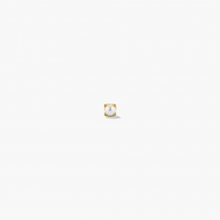 Piercing Studio - Mini Round Gemstone Flat Back Stud