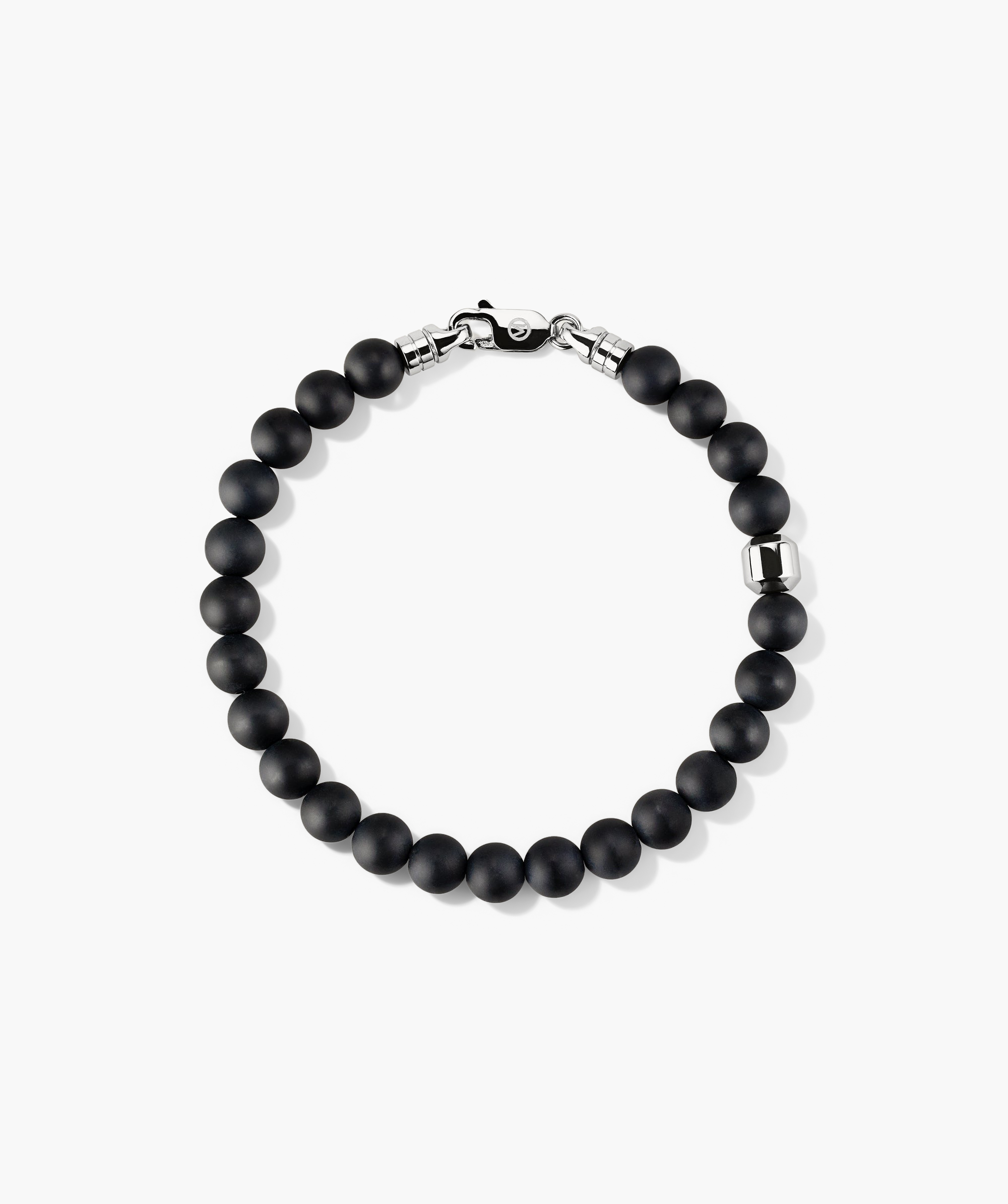 Sterling Silver - Black Agate