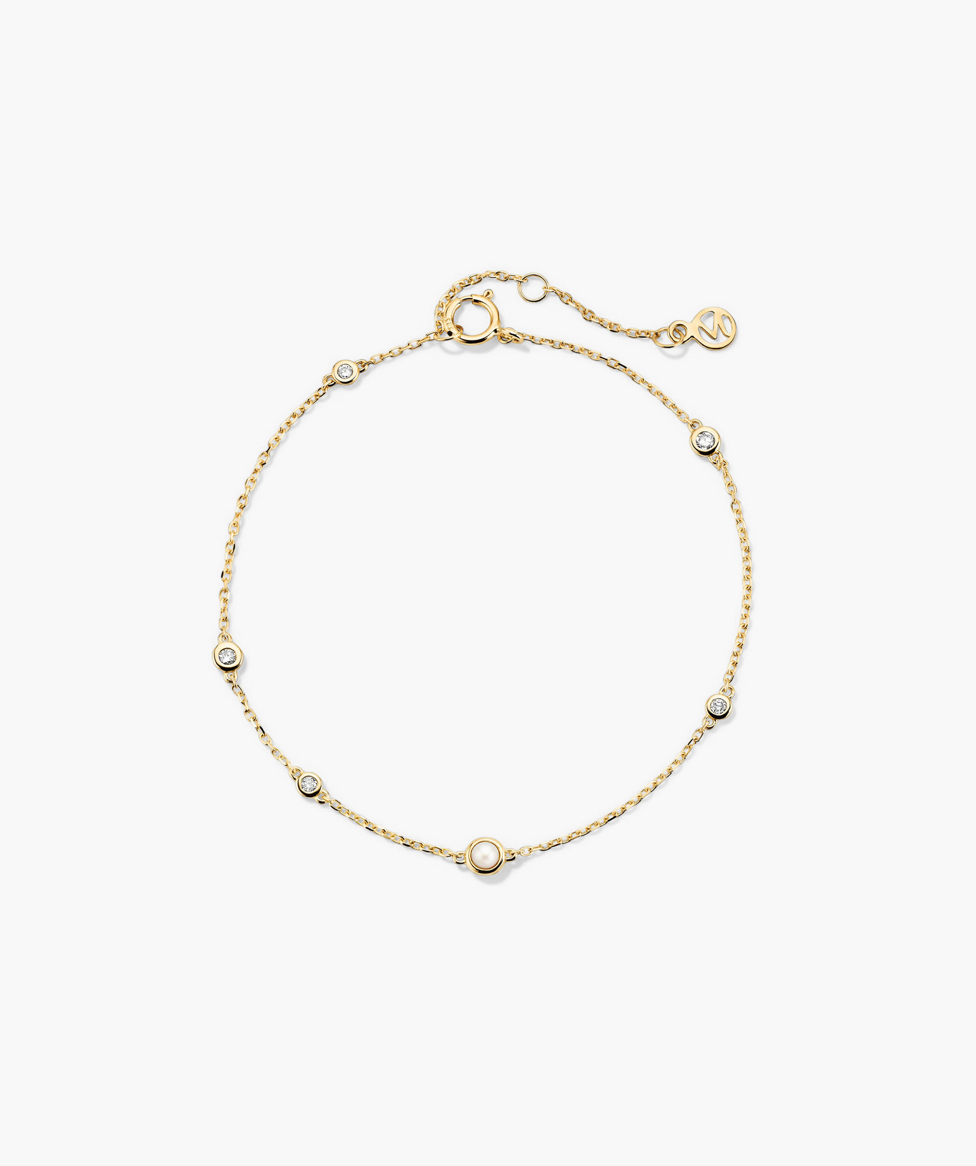 10k Yellow Gold - Pearl