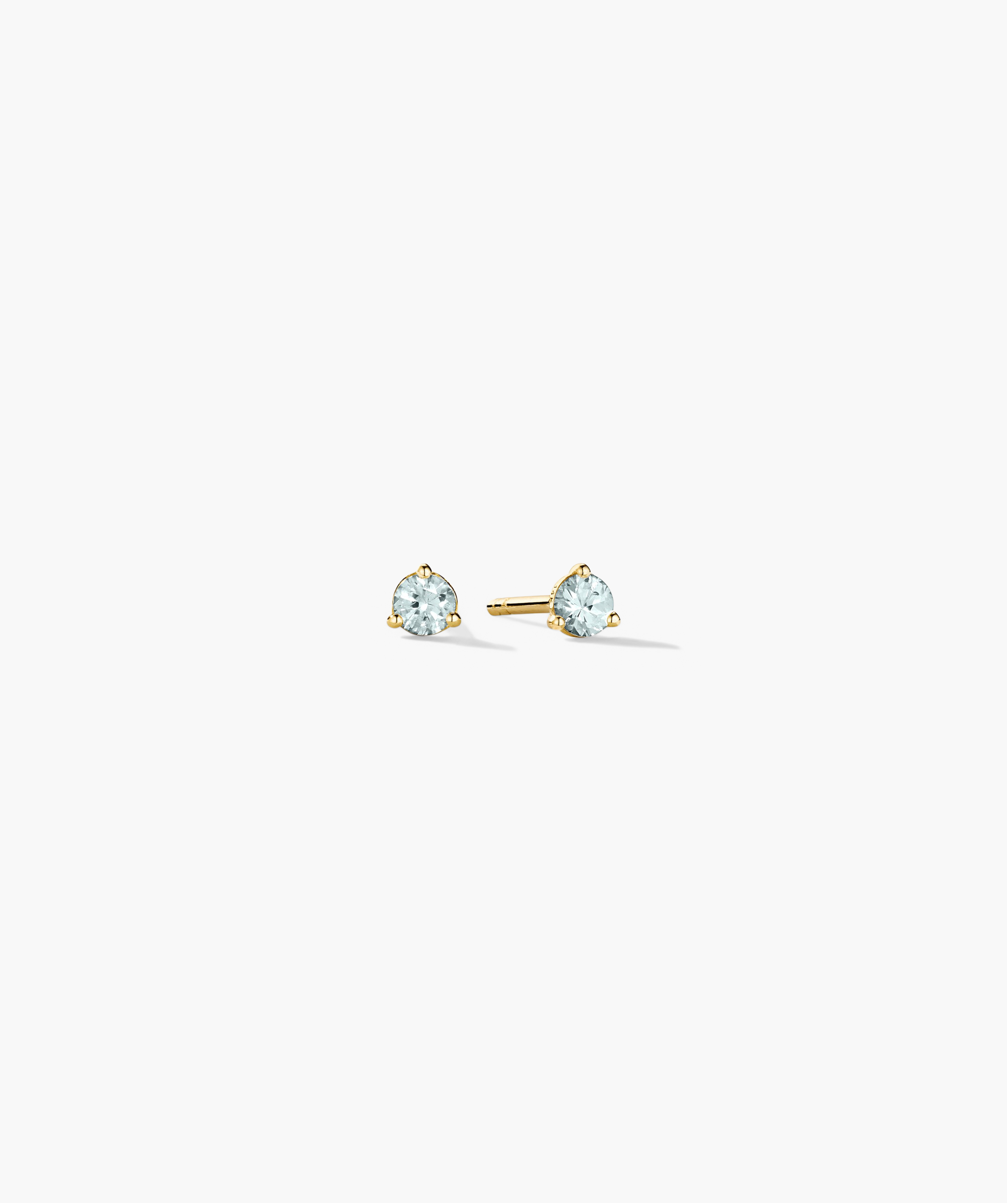 14k Yellow Gold - Aquamarine