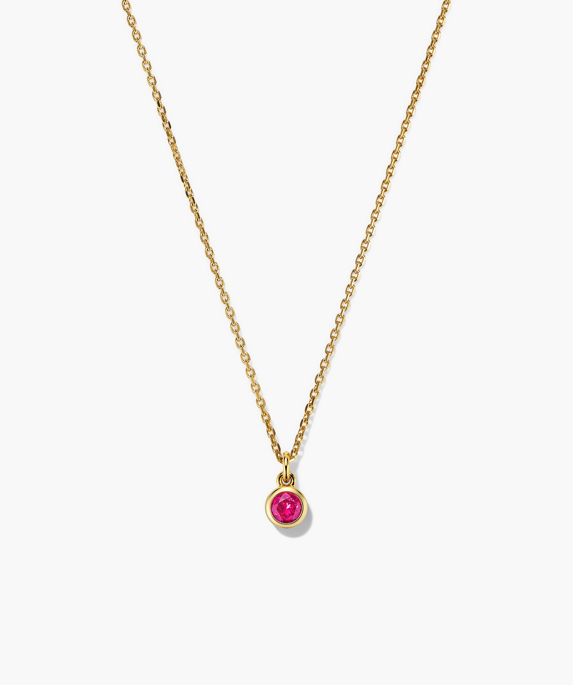 18k Gold Vermeil - Lab Grown Ruby