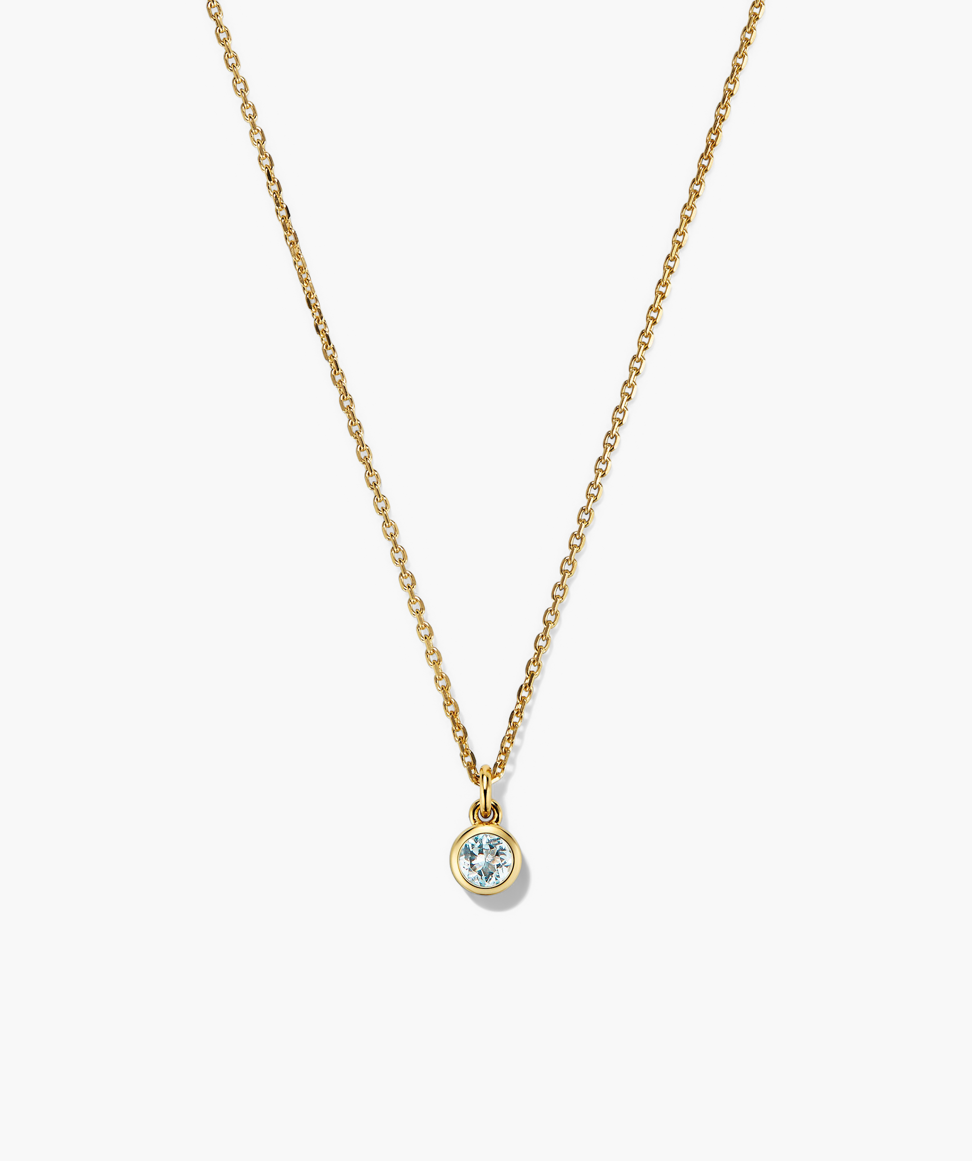 18k Gold Vermeil - Aquamarine