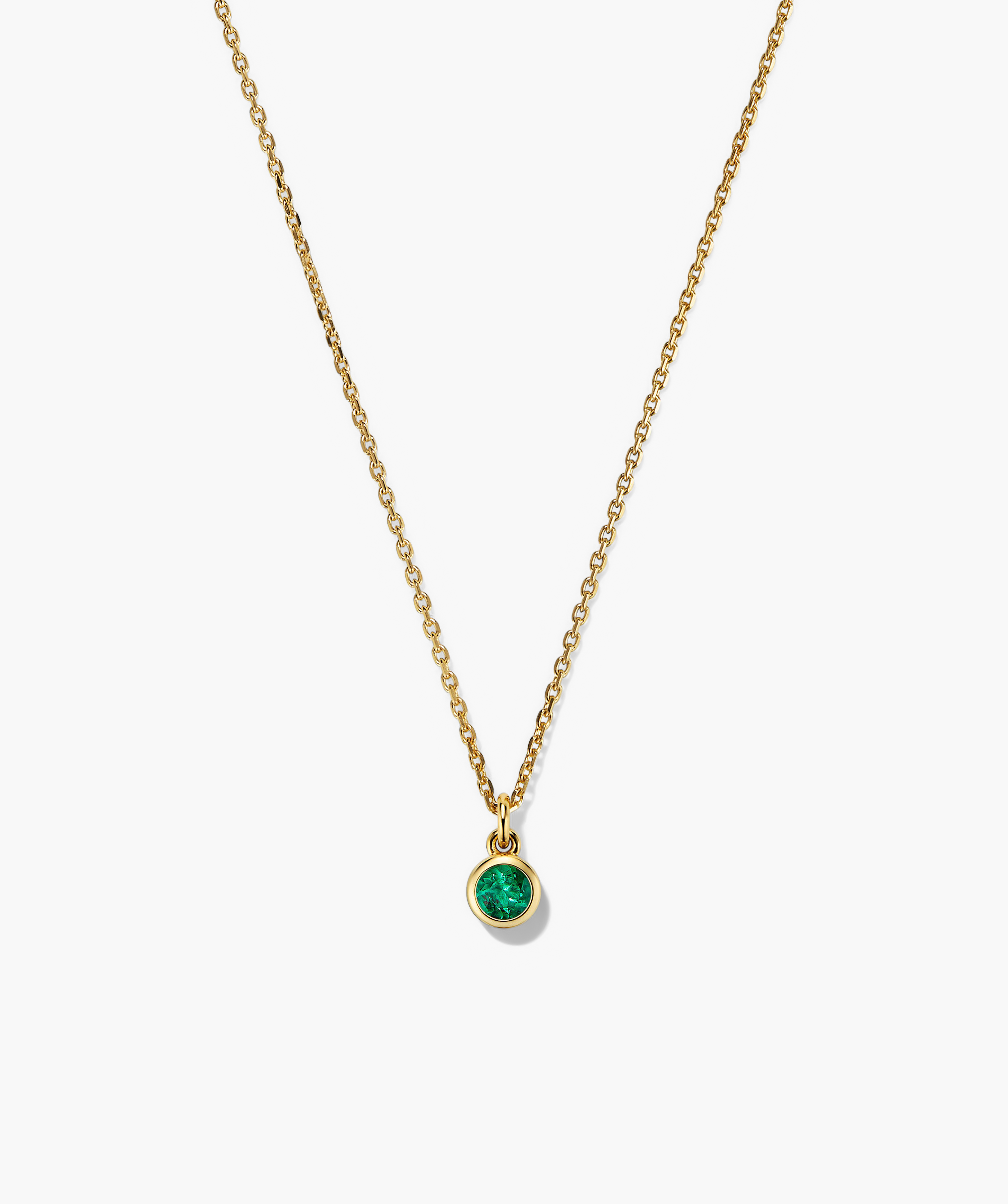 18k Gold Vermeil - Lab Grown Emerald