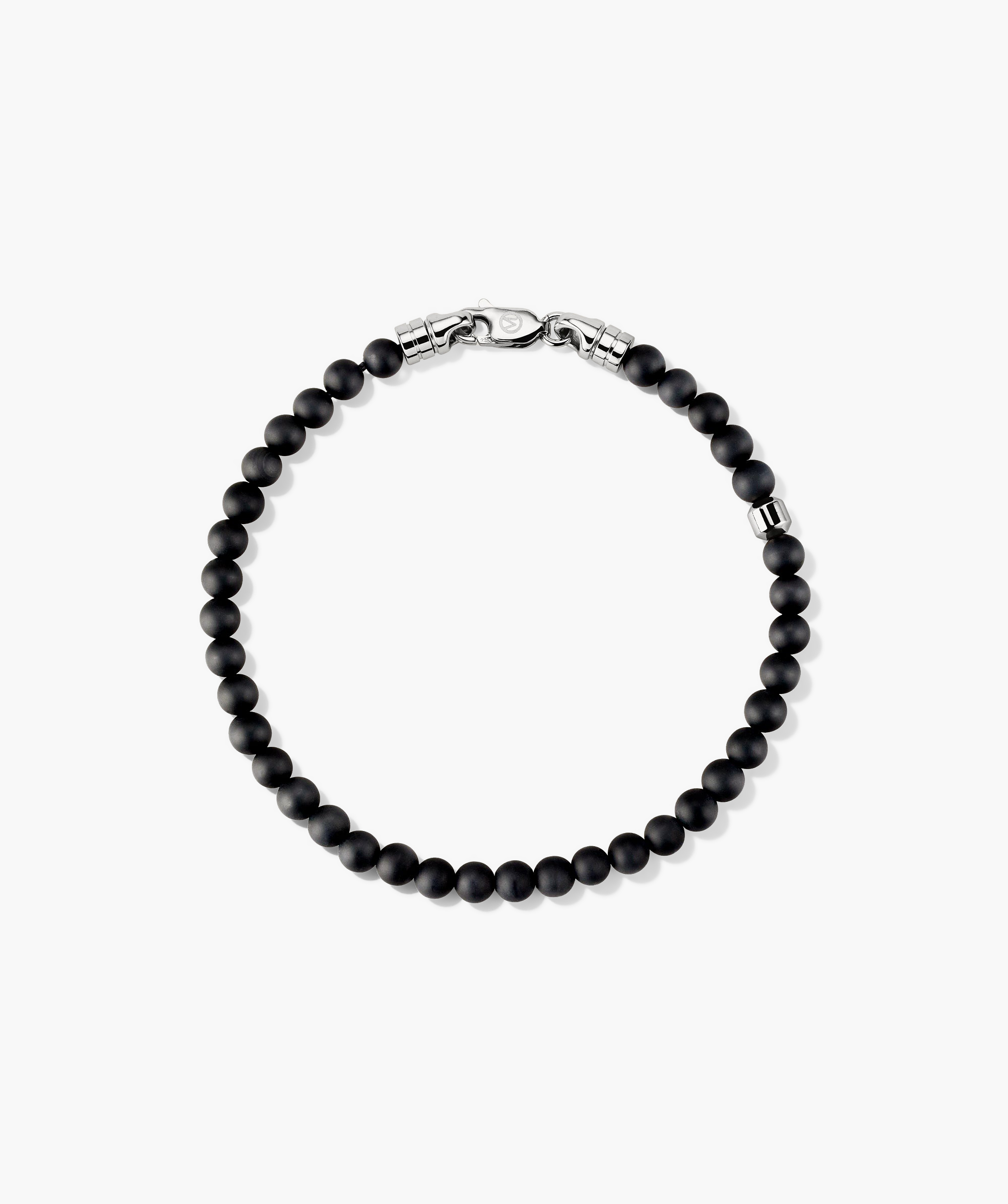 Sterling Silver - Black Agate
