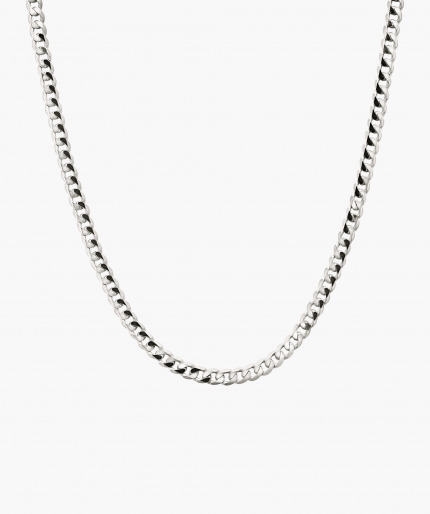 Flat Curb Chain Necklace