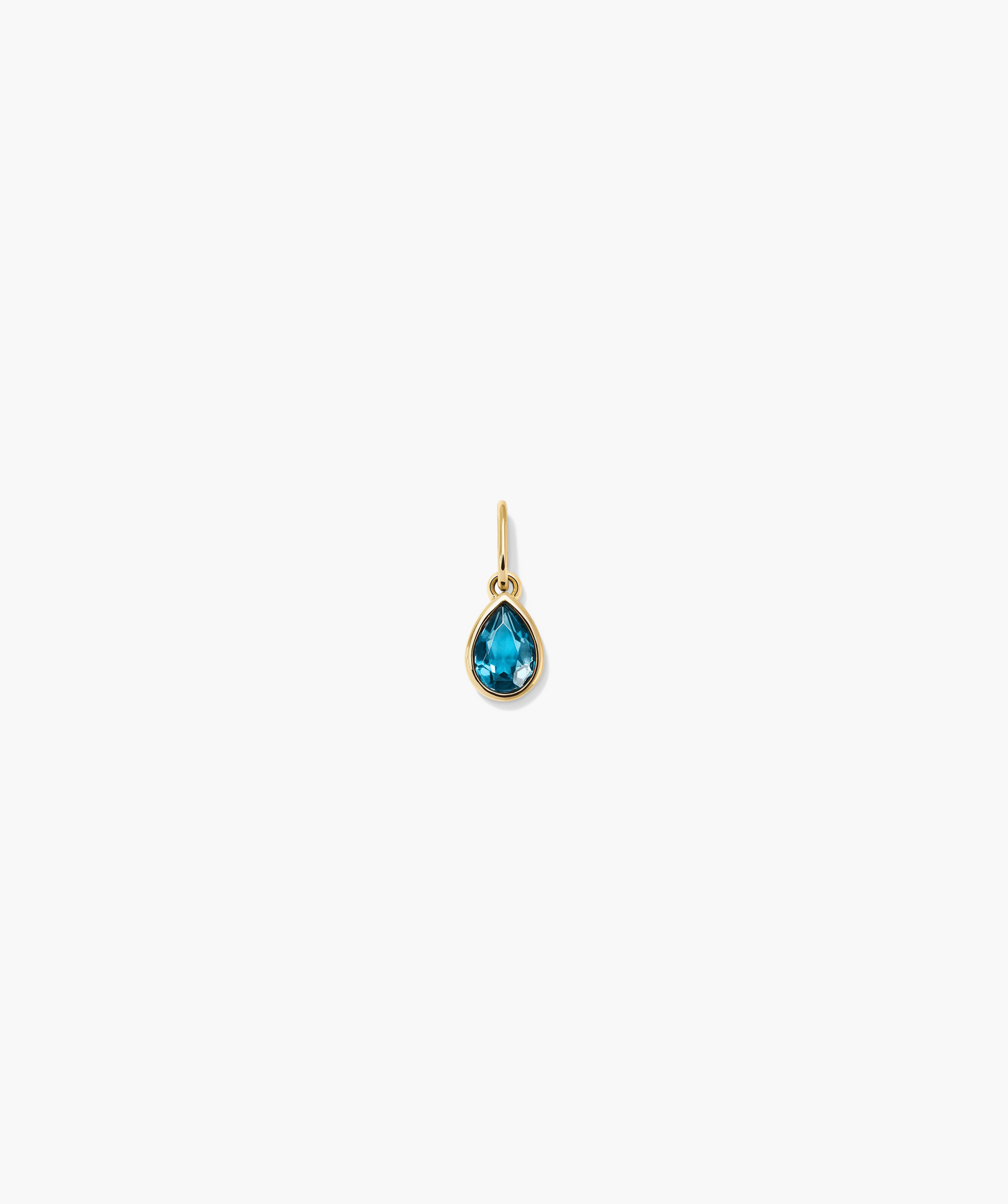 14k Yellow Gold - London Blue Topaz
