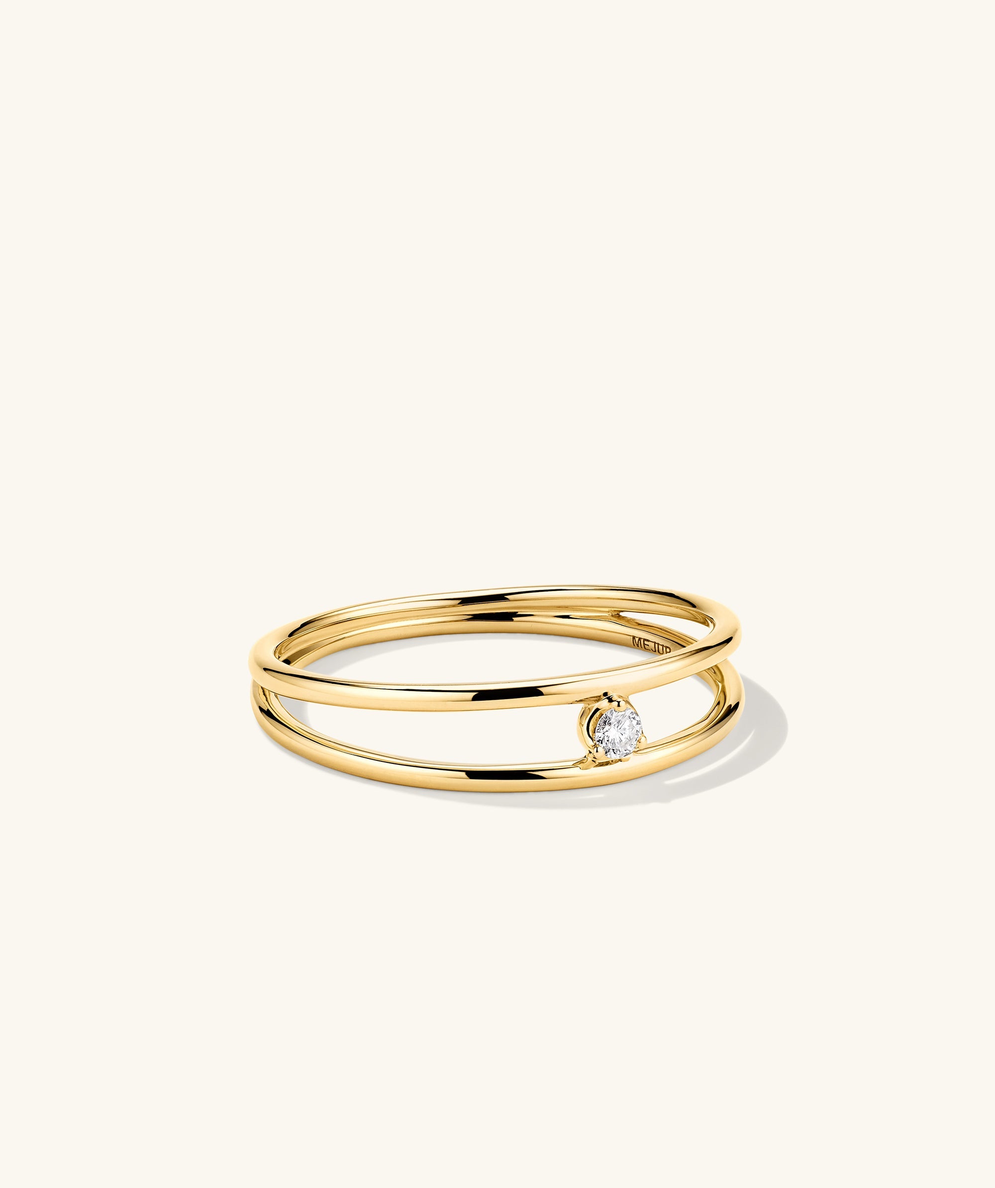 14k Yellow Gold - Natural Diamond