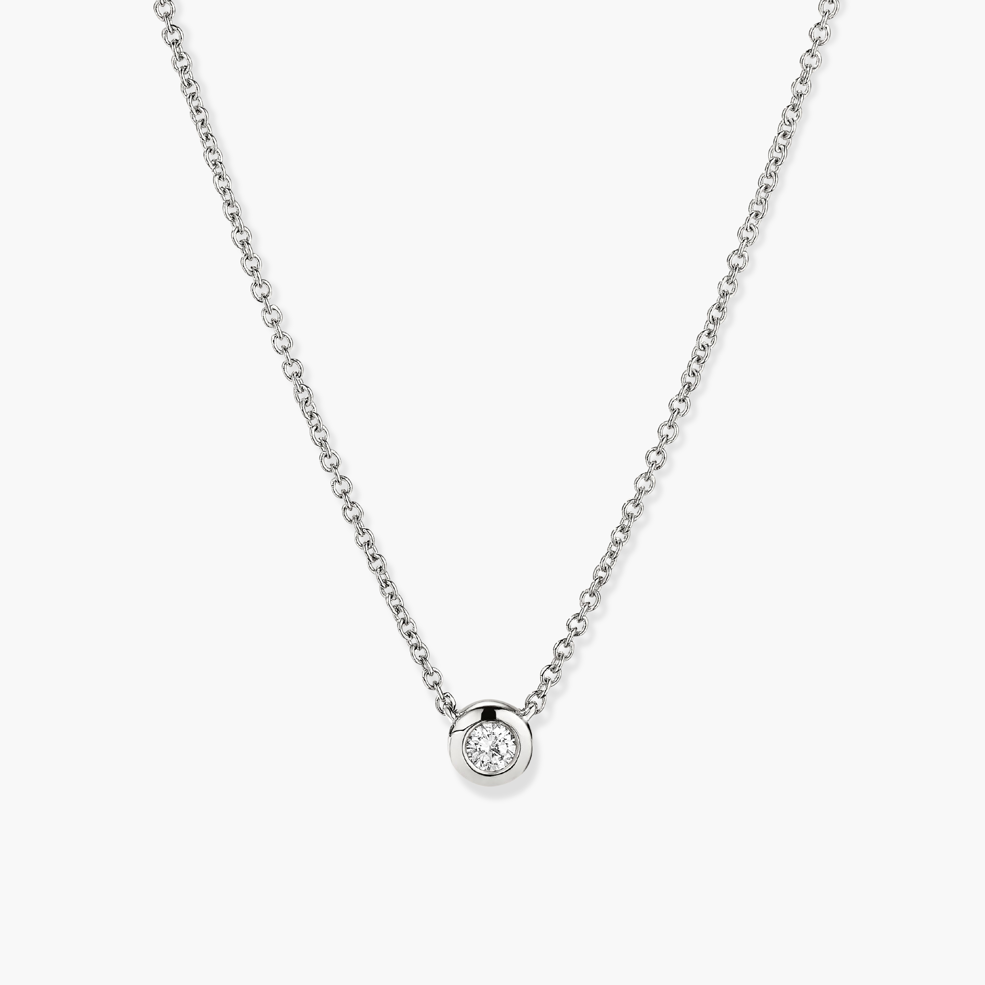 14k White Gold - Natural Diamond
