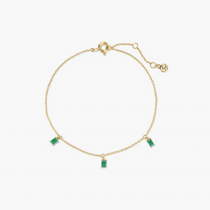 Baguette Gemstone Bracelet