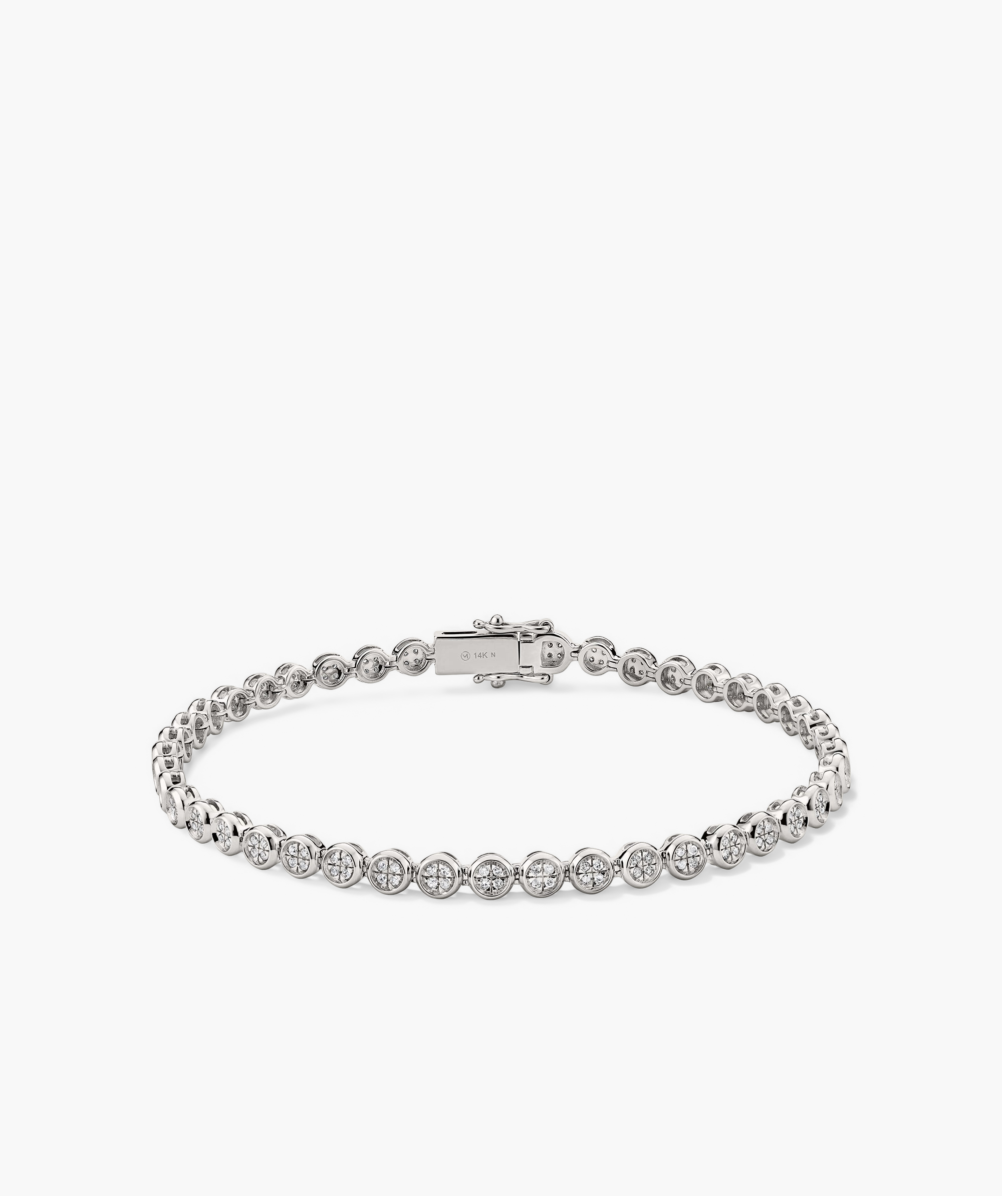 14k White Gold - Natural Diamond