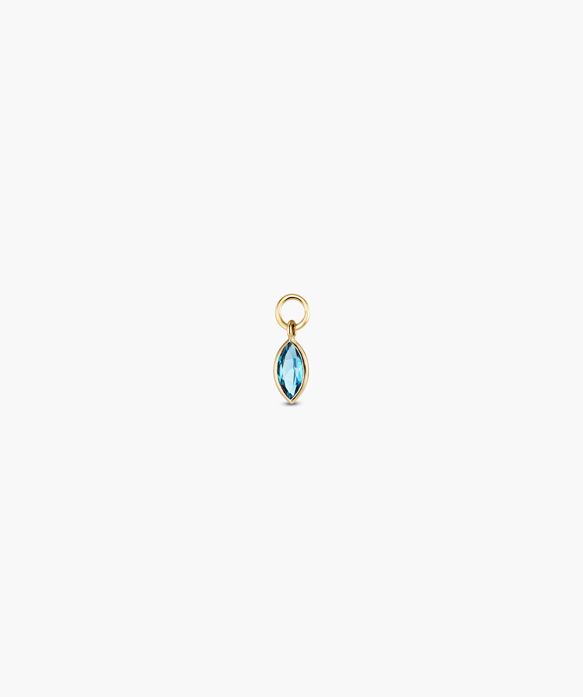 14k Yellow Gold - London Blue Topaz