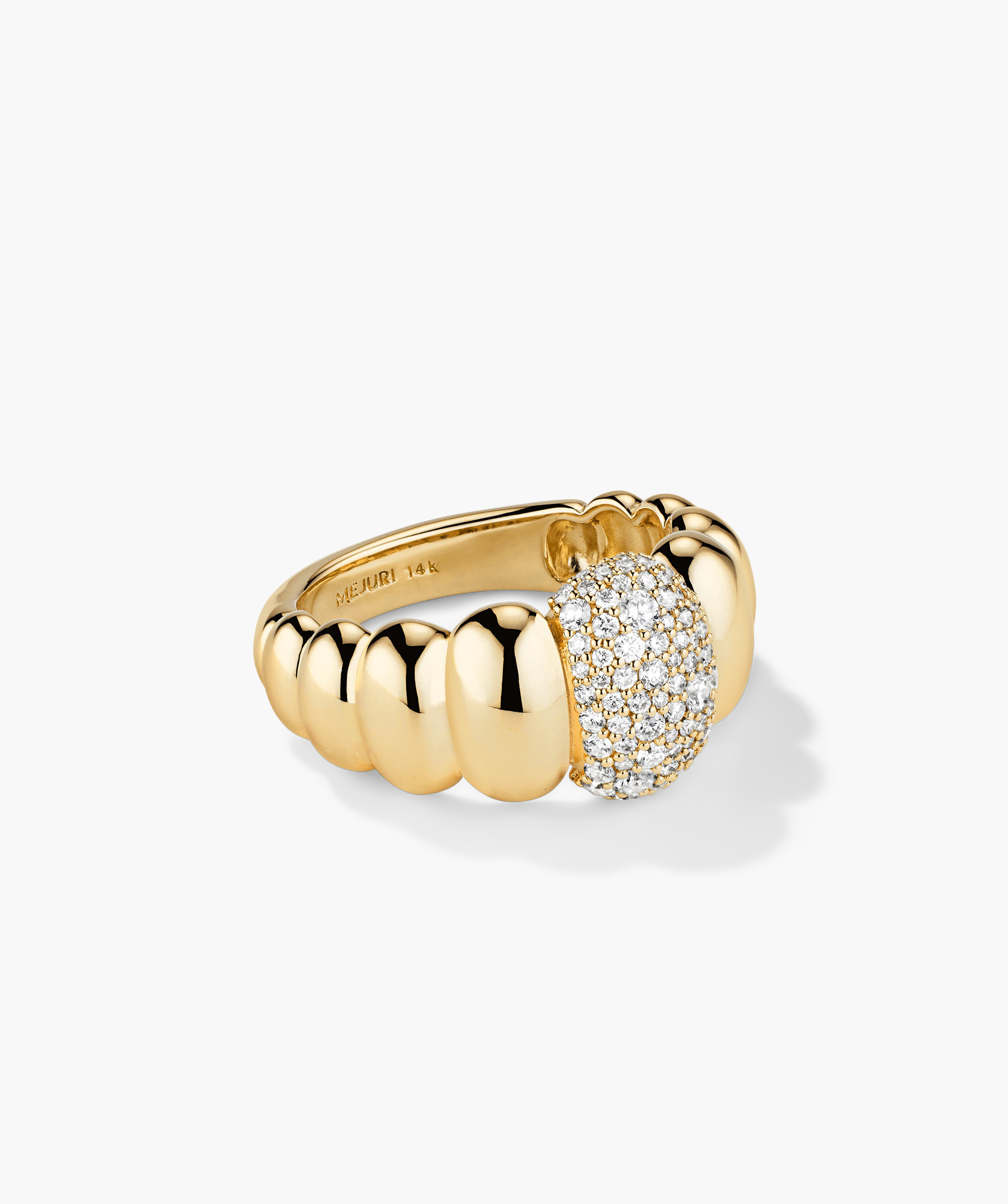14k Yellow Gold - Natural Diamond