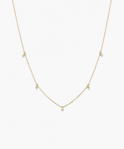 Multi Station Diamond Necklace