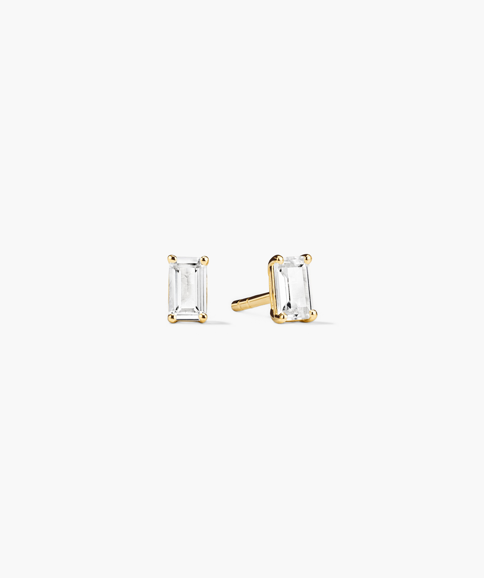 18k Gold Vermeil - Lab Grown White Sapphire