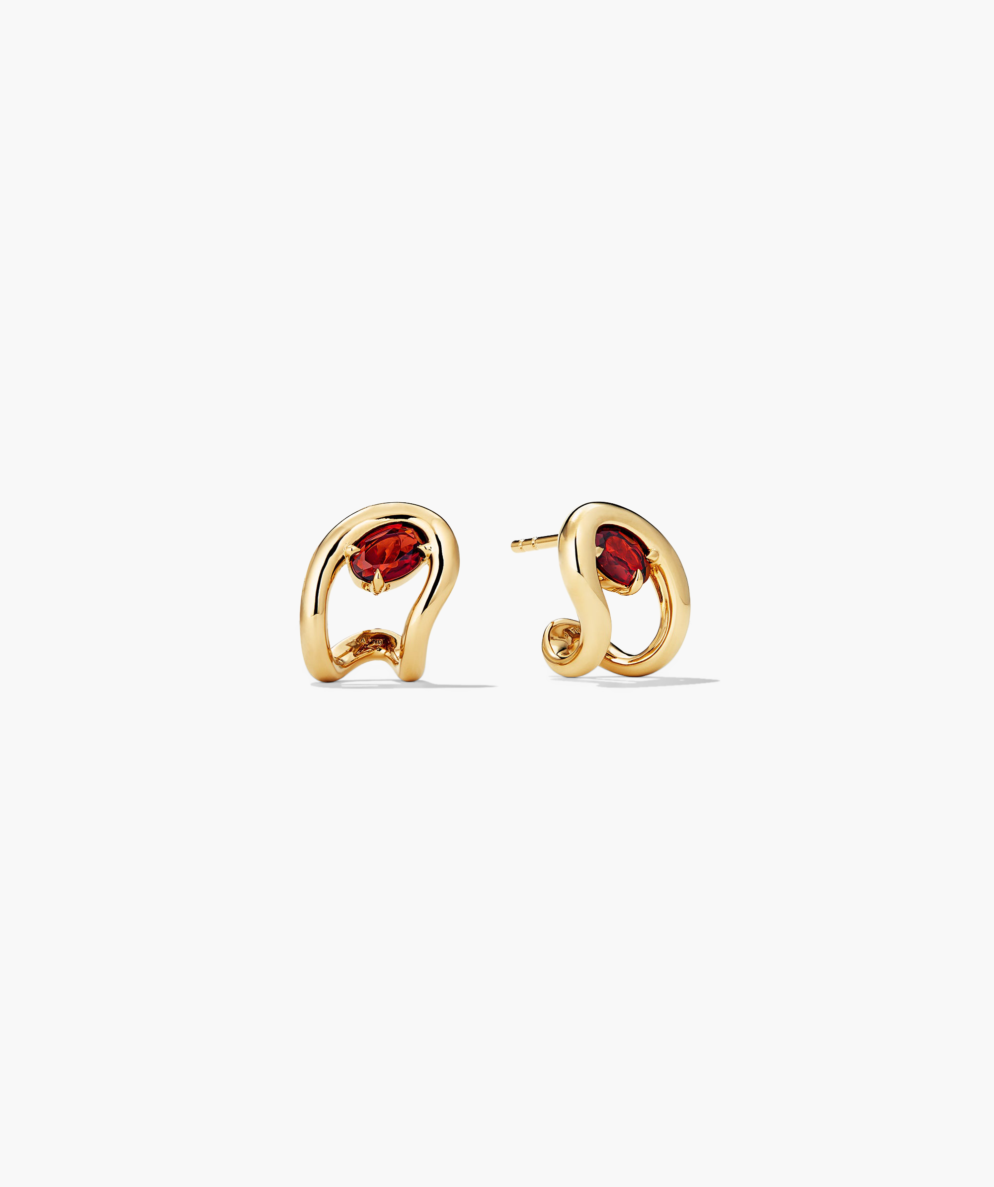 18k Gold Vermeil - Garnet