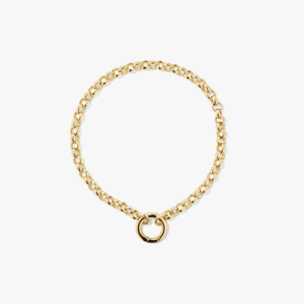 Rolo Chain Charm Bracelet