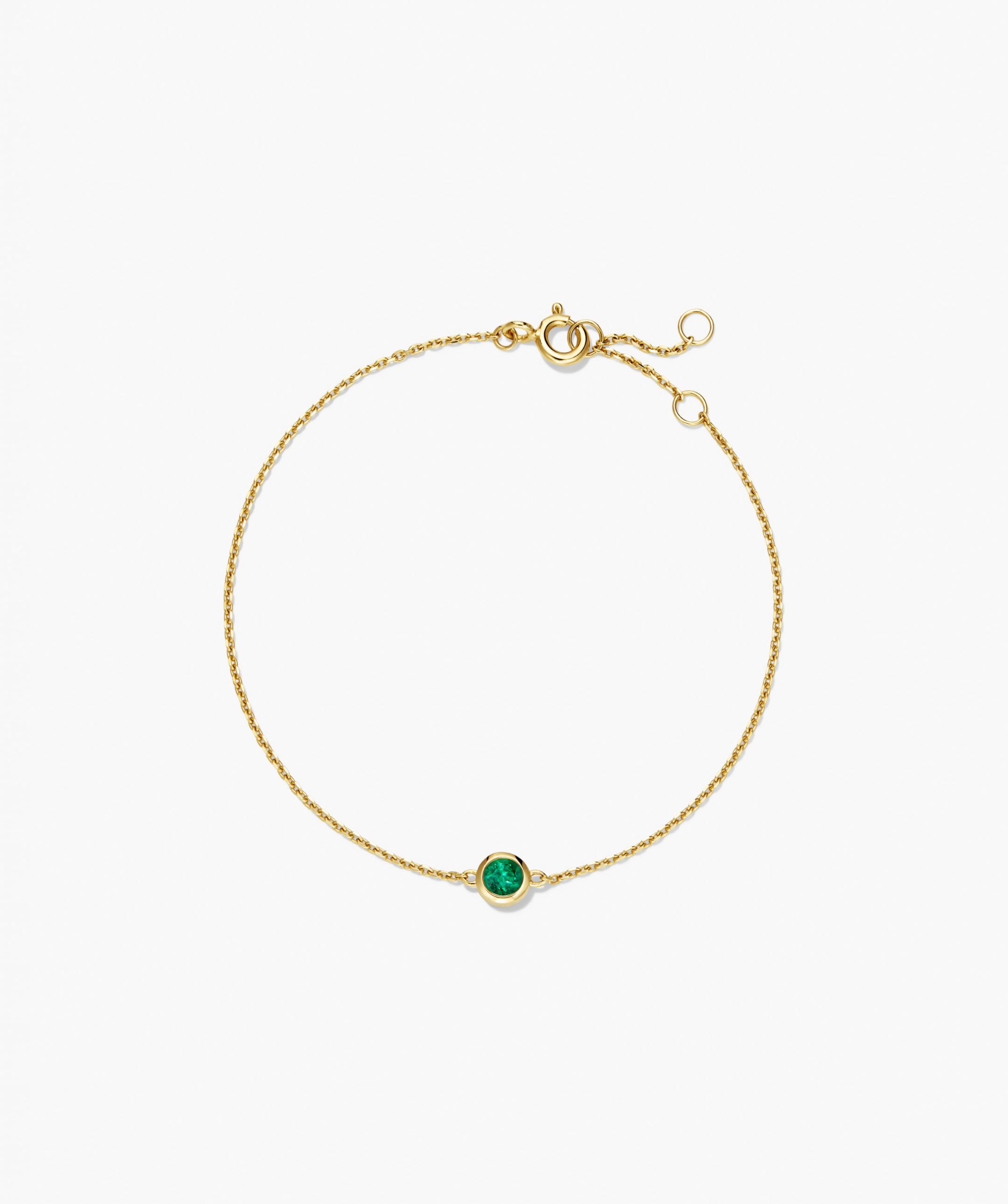 18k Gold Vermeil - Lab Grown Emerald