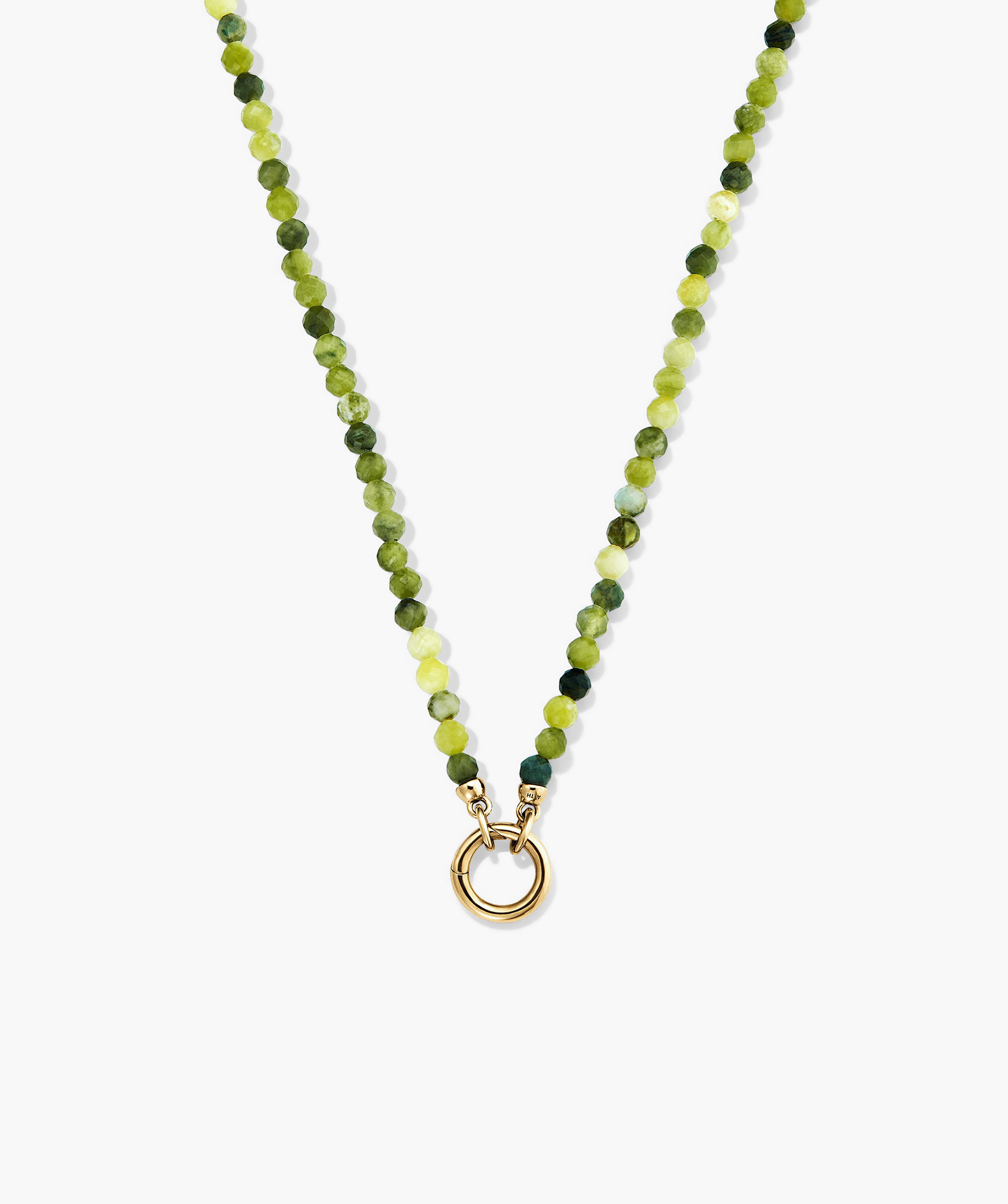 18k Gold Vermeil - Jade