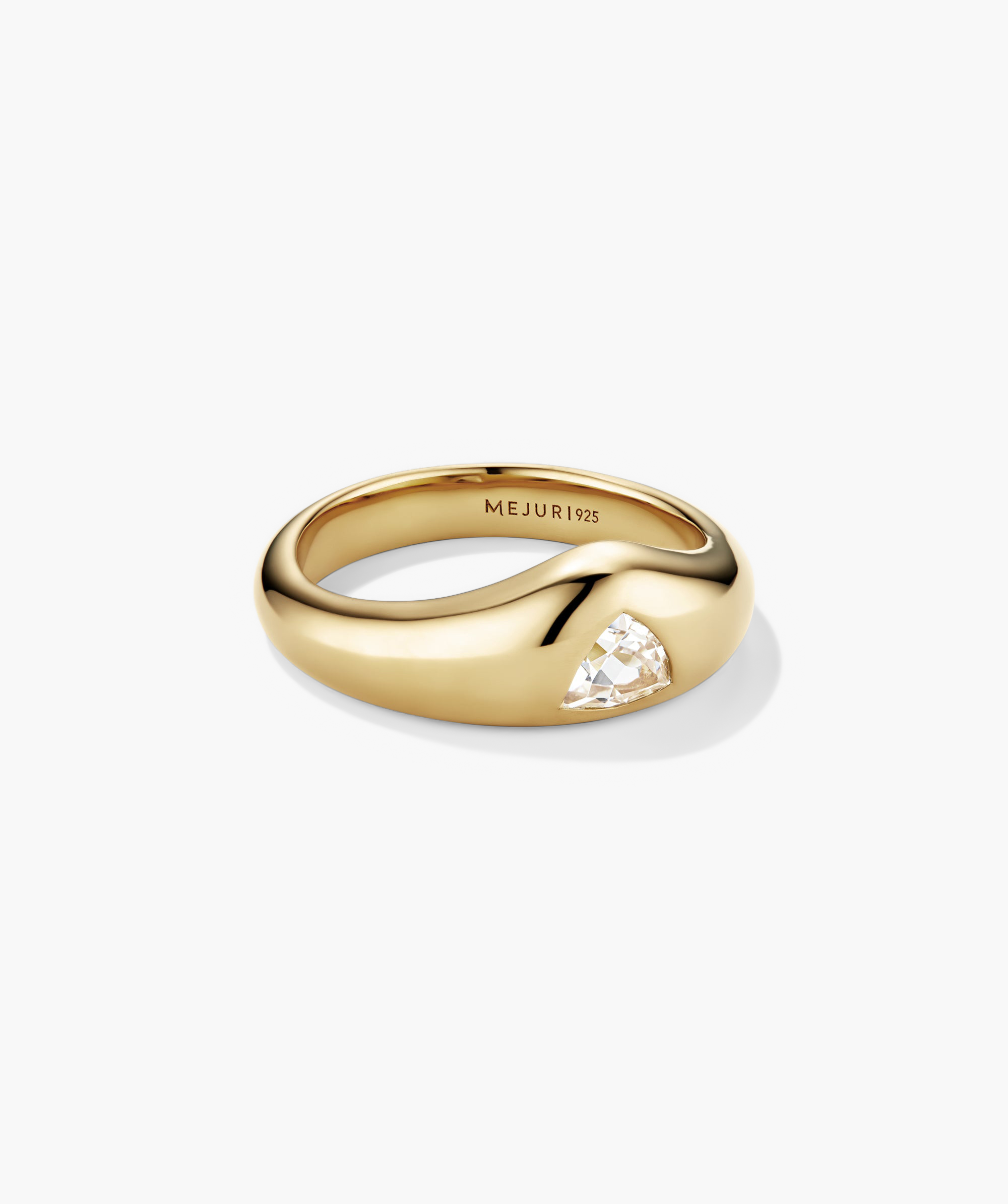 18k Gold Vermeil - Lab Grown White Sapphire