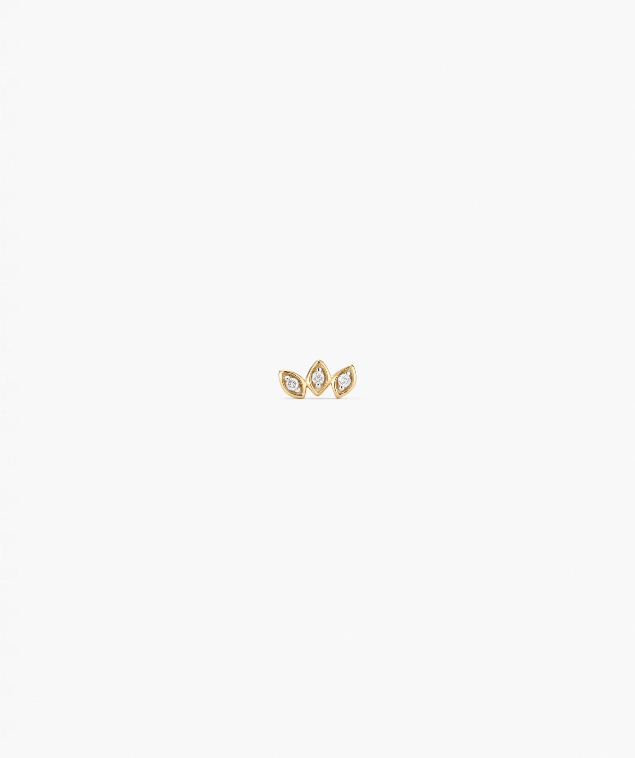14k Yellow Gold - Natural Diamond