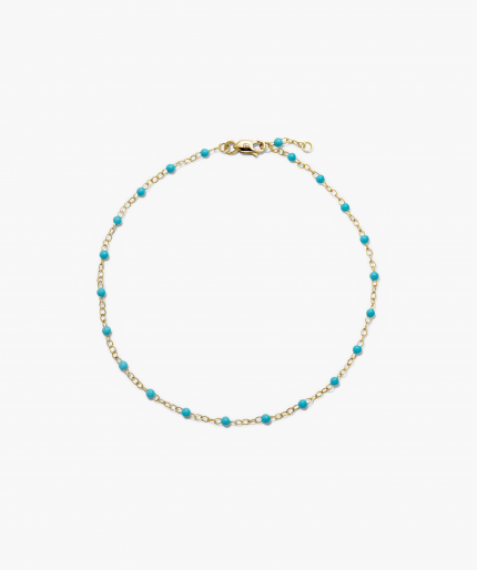 Enamel Spheres Anklet