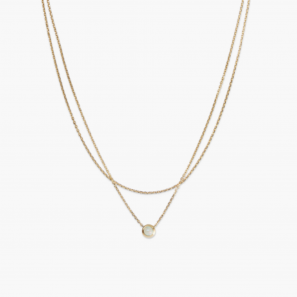 Layered Opal Necklace