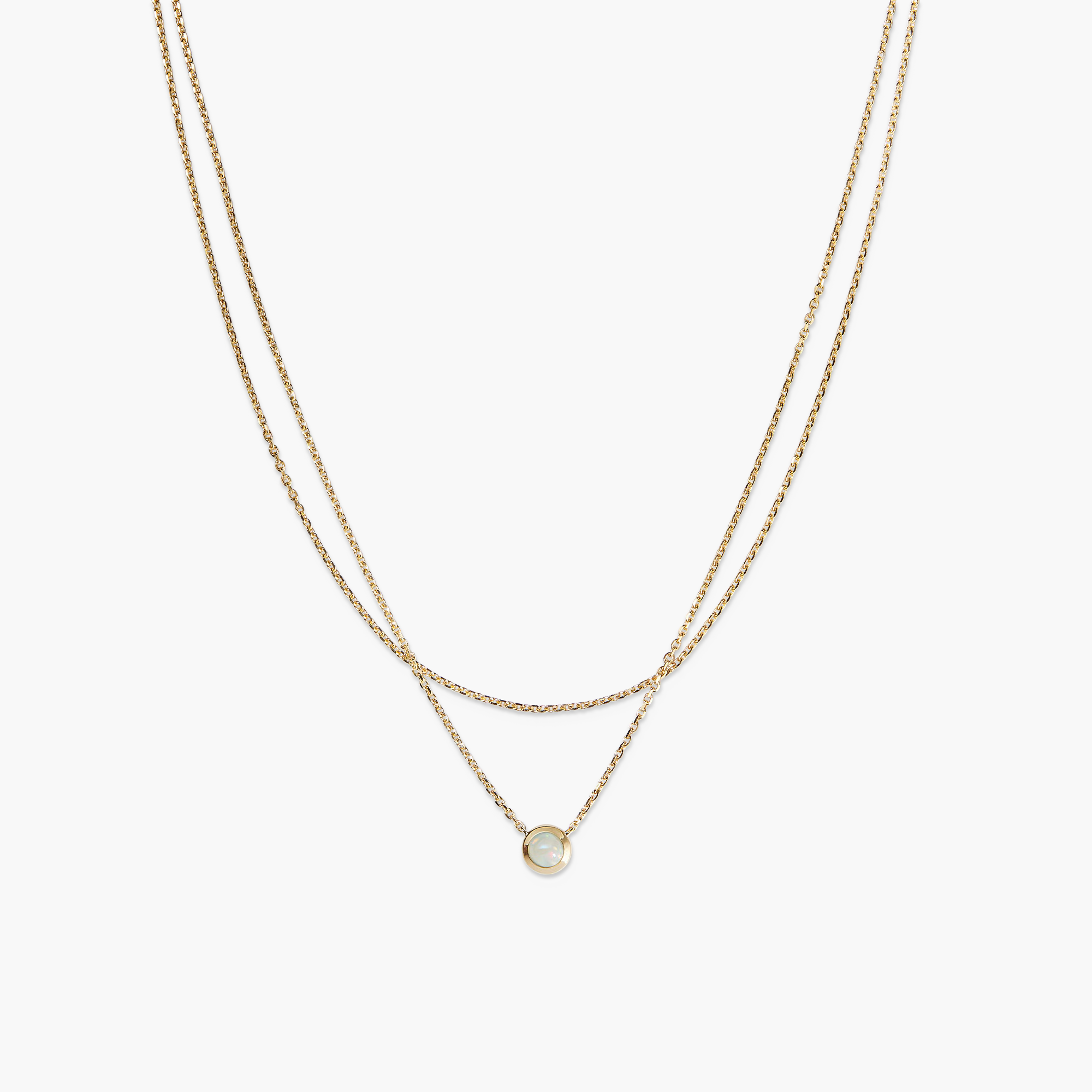 18k Gold Vermeil - Opal