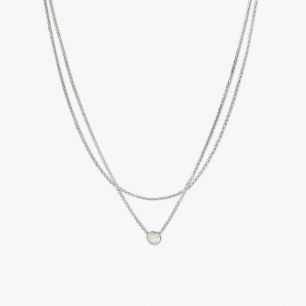 Layered Opal Necklace