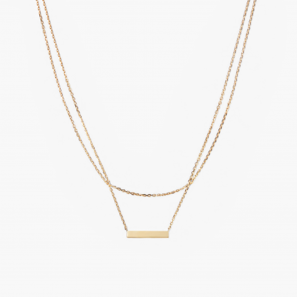 Layered Bar Necklace