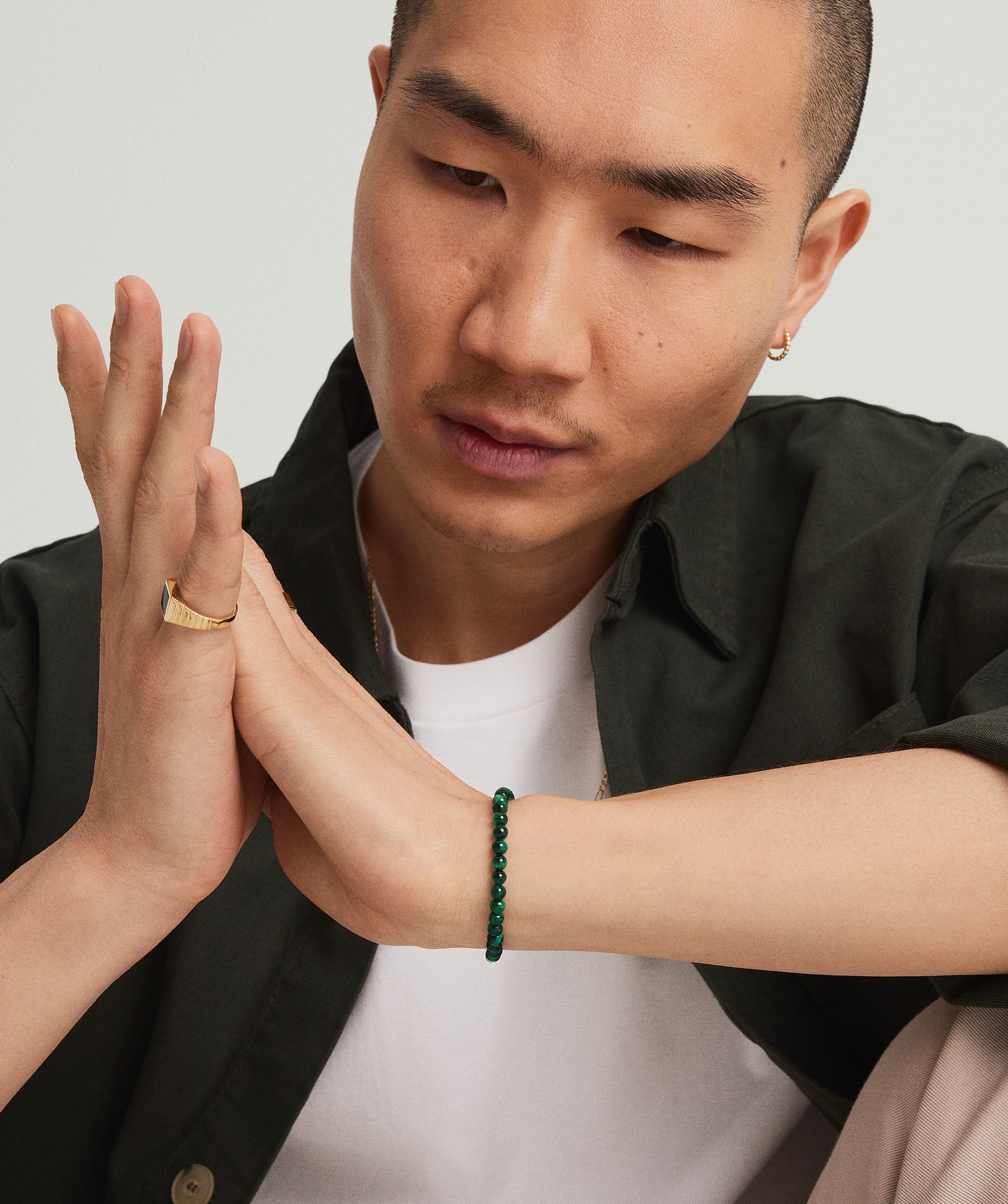 1-Derisk-4mmGemstoneBeadedBraceletGreenTigerEye-SS-Stack_035