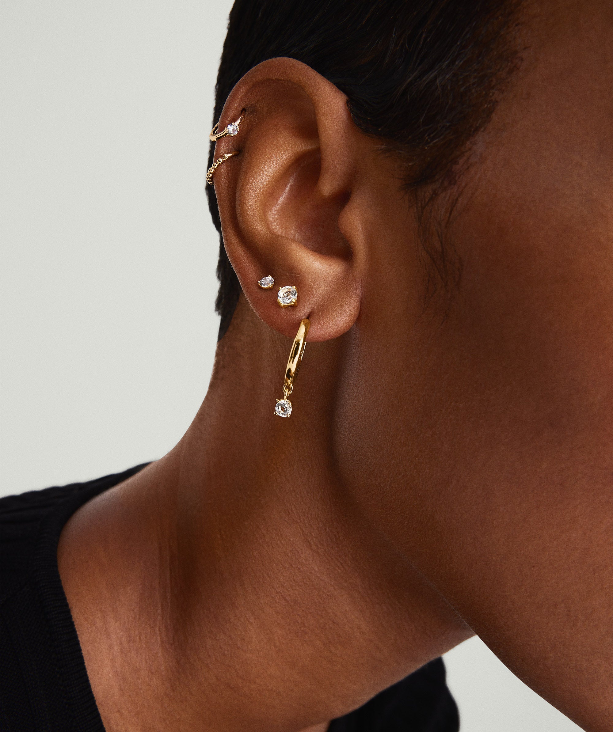 1-SingleColoredMiniHoopWhiteSapphire-14K-Stack1_029